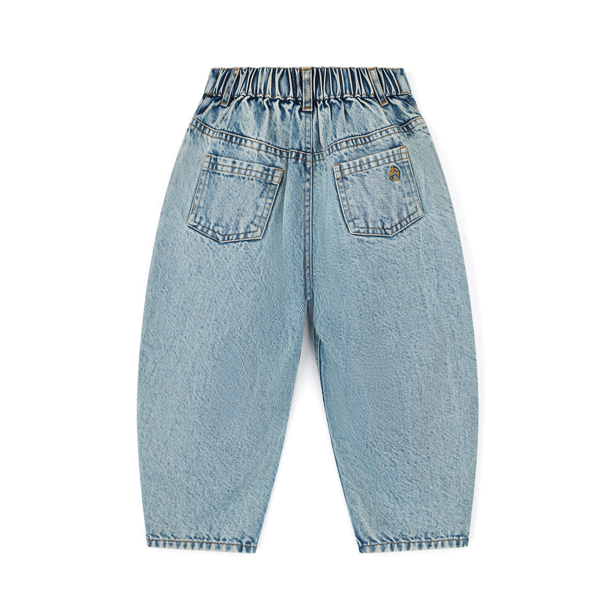 NELBEE Light blue denim jeans on a white background